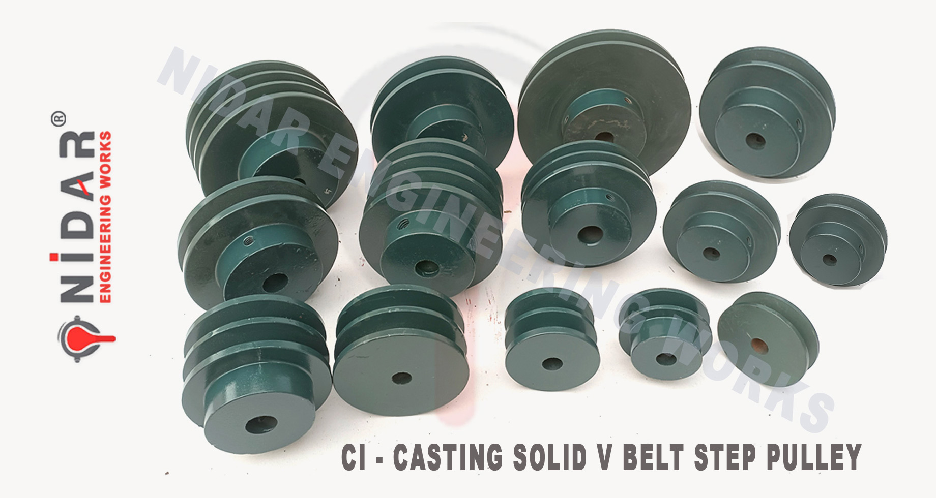 Cast Iron V Belt Solid Pulley - C-Line Belt Pulley Manufactures Rajkot Gujarat- India