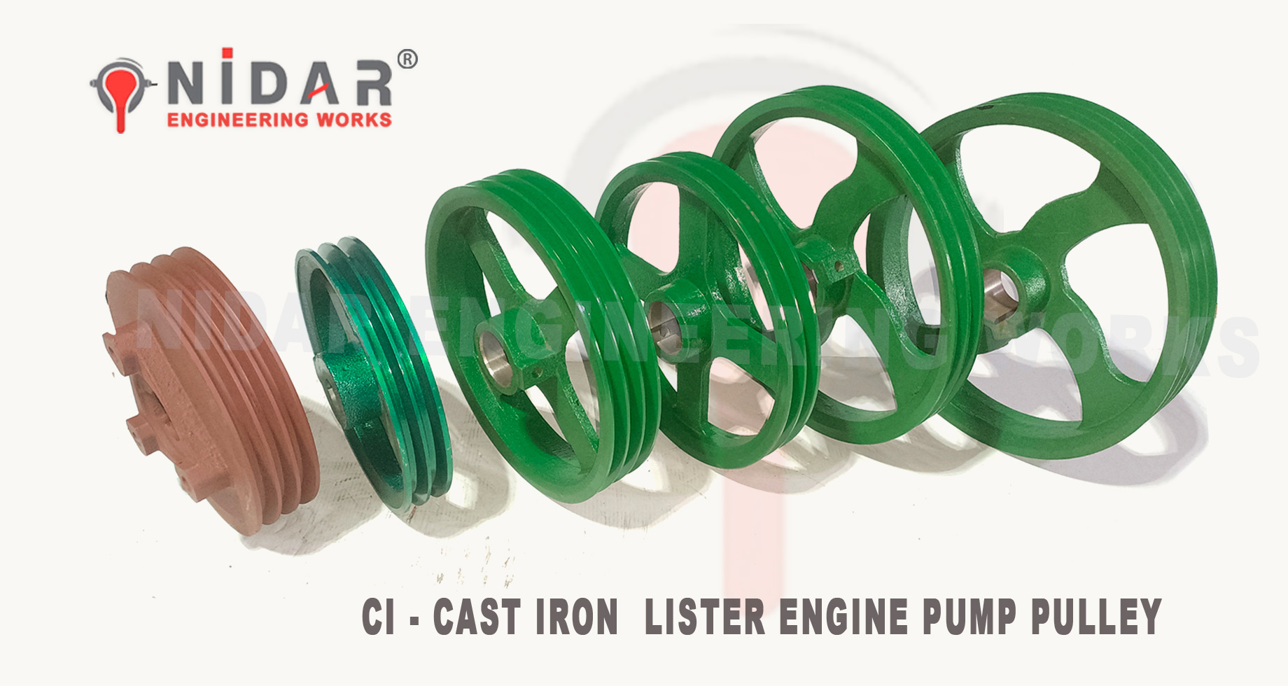 Lister Engine Pulley Manufactures Rajkot Gujarat- India