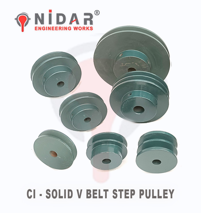 CI Belt Pulley - C-U-V Line Pulley - Belt Drive Pulley Manufacturer - Supplier and Exporters Rajkot Gujarat India