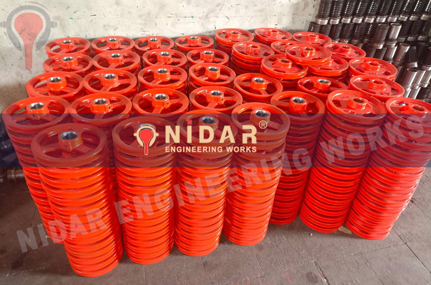 Cast Iron Ceramic Glazing C-Line Pulley  Manufactures Rajkot Gujarat- India