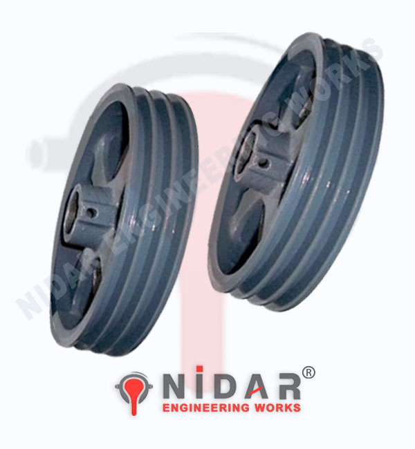 CI Three Step V Belt Pulley Manufacturers - Suppliers Rajkot