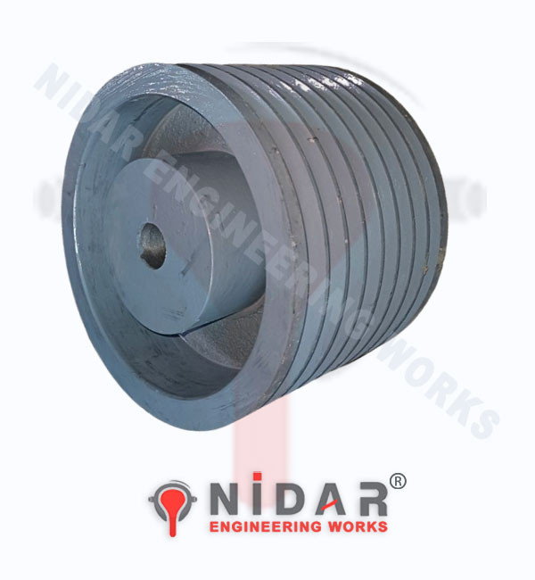Industrial Lath Machine V Groove Step Belt Pulley Manufacturers - Suppliers Rajkot